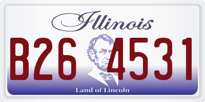 IL license plate B264531