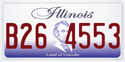 IL license plate B264553