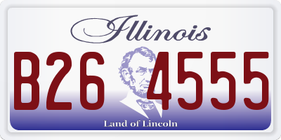 IL license plate B264555