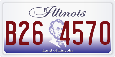 IL license plate B264570