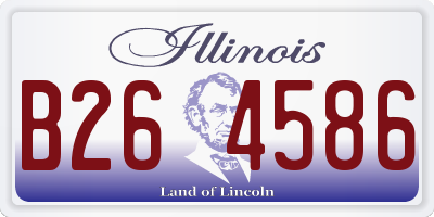 IL license plate B264586