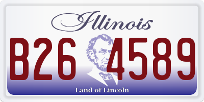 IL license plate B264589