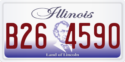 IL license plate B264590