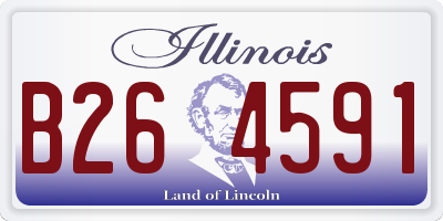 IL license plate B264591