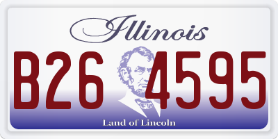 IL license plate B264595
