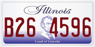 IL license plate B264596