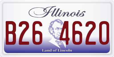 IL license plate B264620