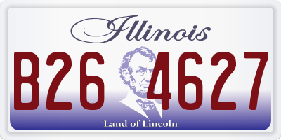 IL license plate B264627