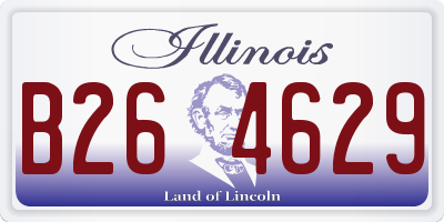 IL license plate B264629