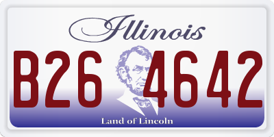 IL license plate B264642