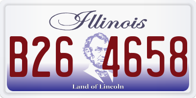 IL license plate B264658