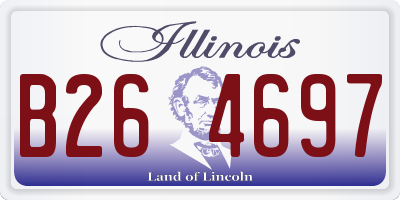 IL license plate B264697
