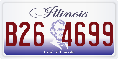 IL license plate B264699