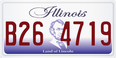 IL license plate B264719