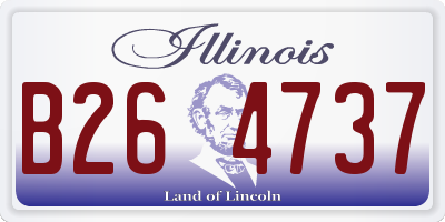 IL license plate B264737