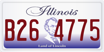 IL license plate B264775