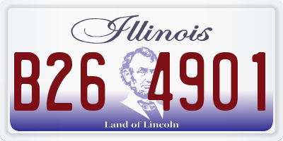IL license plate B264901