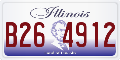 IL license plate B264912