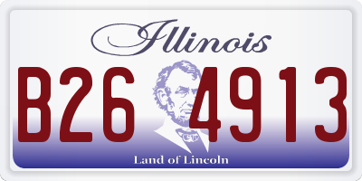 IL license plate B264913