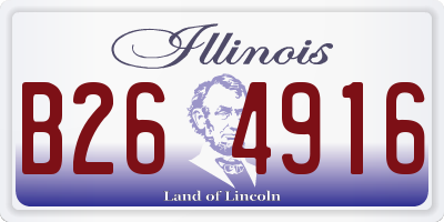 IL license plate B264916