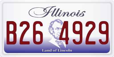 IL license plate B264929
