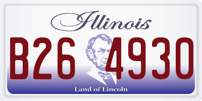 IL license plate B264930