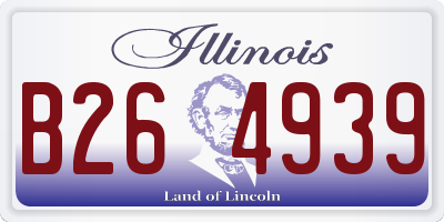 IL license plate B264939