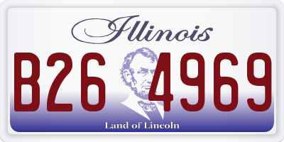 IL license plate B264969