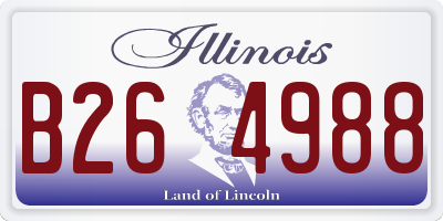 IL license plate B264988