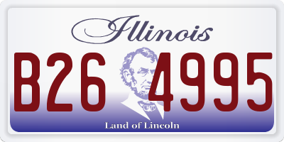 IL license plate B264995