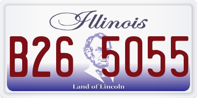 IL license plate B265055