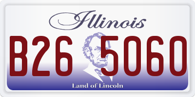 IL license plate B265060