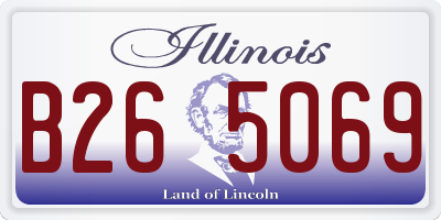 IL license plate B265069