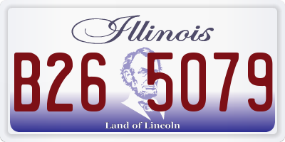 IL license plate B265079