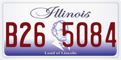 IL license plate B265084