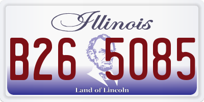 IL license plate B265085