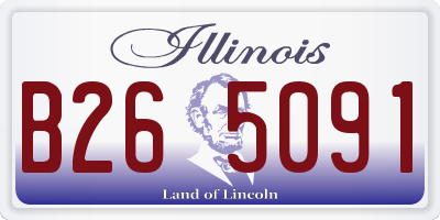 IL license plate B265091