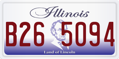 IL license plate B265094