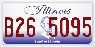 IL license plate B265095