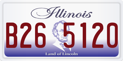 IL license plate B265120