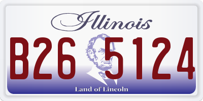 IL license plate B265124