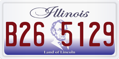 IL license plate B265129