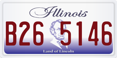 IL license plate B265146