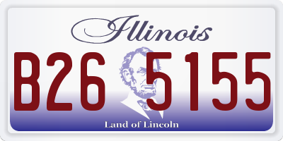 IL license plate B265155