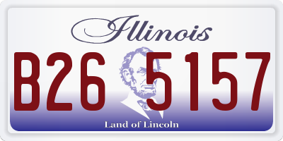 IL license plate B265157