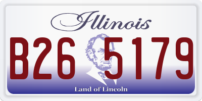 IL license plate B265179