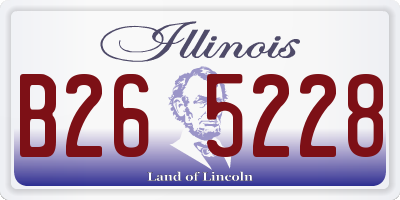 IL license plate B265228