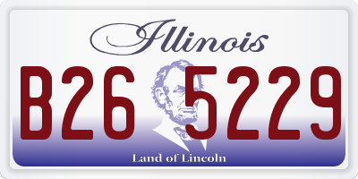 IL license plate B265229