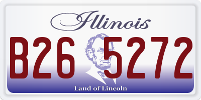 IL license plate B265272