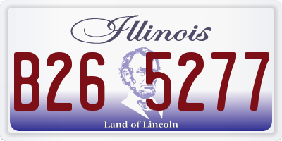 IL license plate B265277
